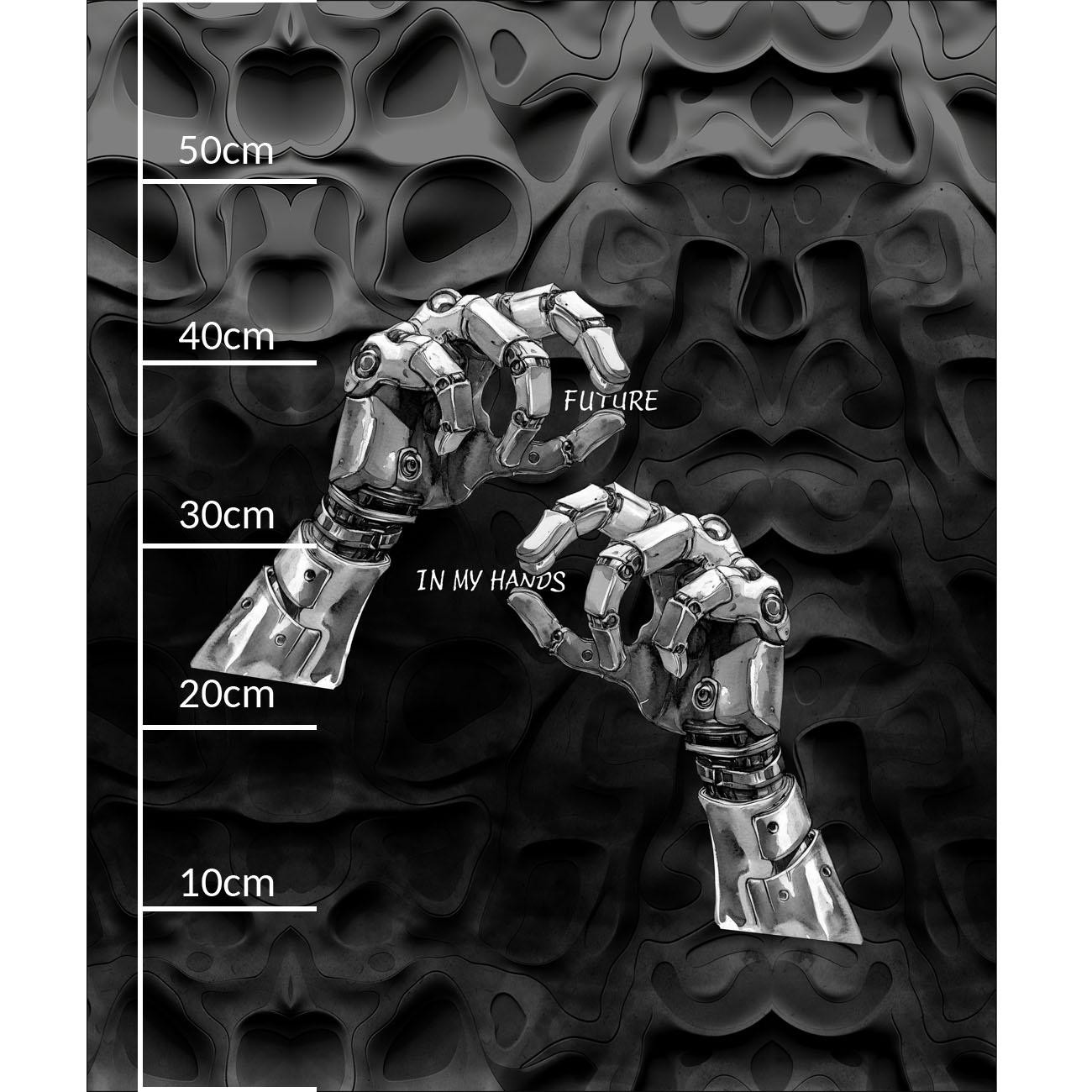 ROBOT wz.14 -  PANEL (60cm x 50cm) looped knit fabric with elastane ITY