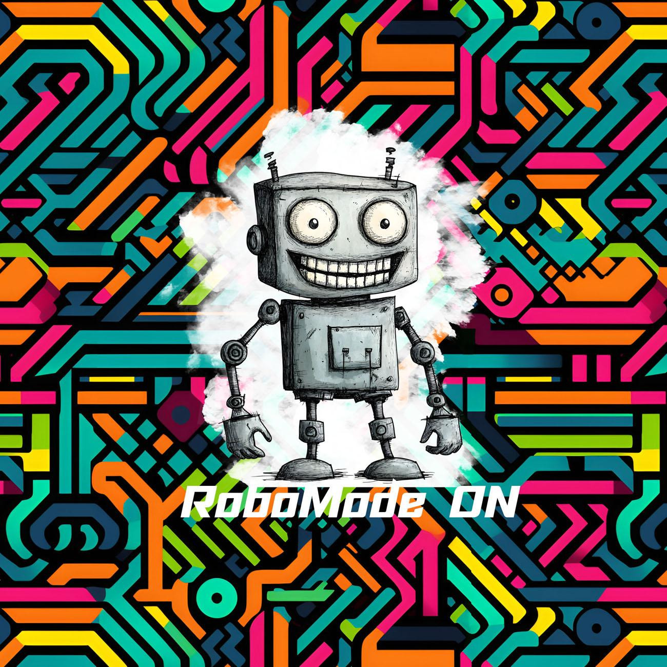 ROBOT WZ.8 - panel (60cm x 50cm) looped knit