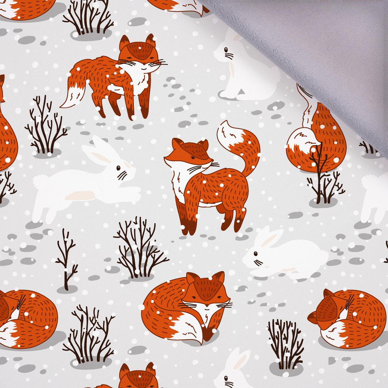 80cm FOXES AND HARES - softshell