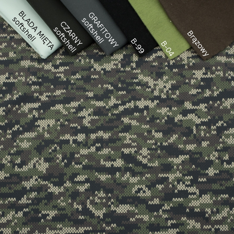 CAMOUFLAGE SWEATER - softshell