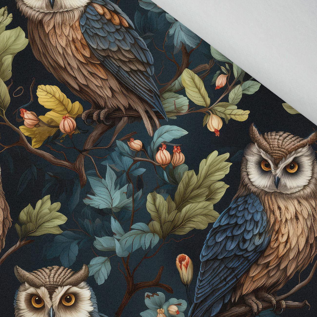 PASTEL BIRDS PAT. 5 (OLW) - light brushed knitwear