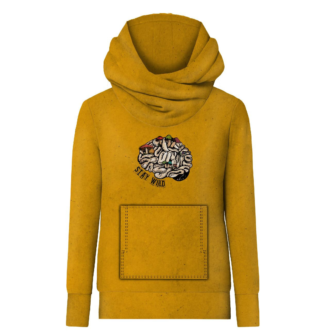 HYDROPHOBIC HOODIE UNISEX - STAY WILD - sewing set