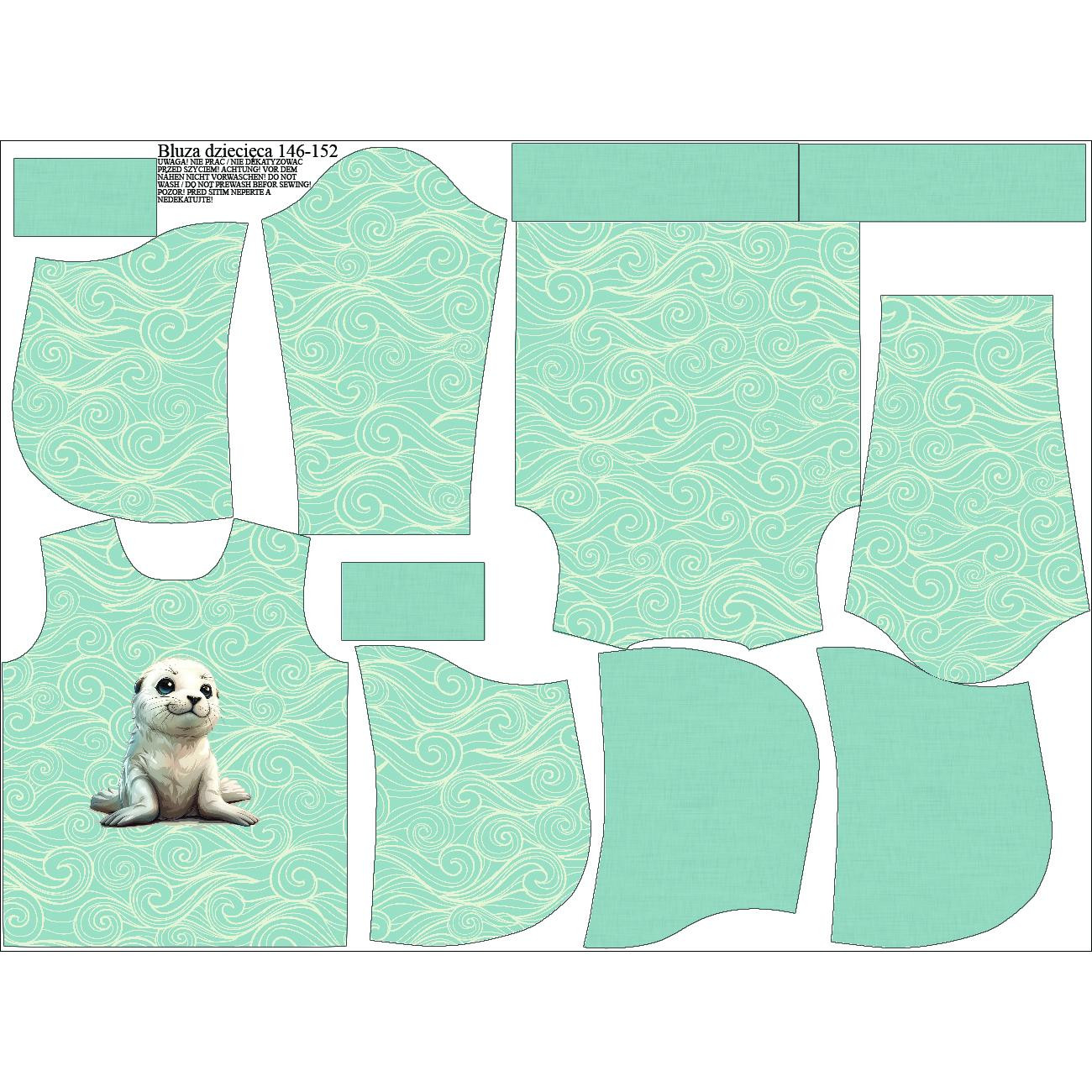 KID'S HOODIE (ALEX) - SWEET SEAL - sewing set
