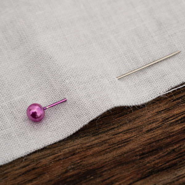 SCISSORS (minimal) / CAMOUFLAGE pat. 2 (rose quartz) - Cotton woven fabric