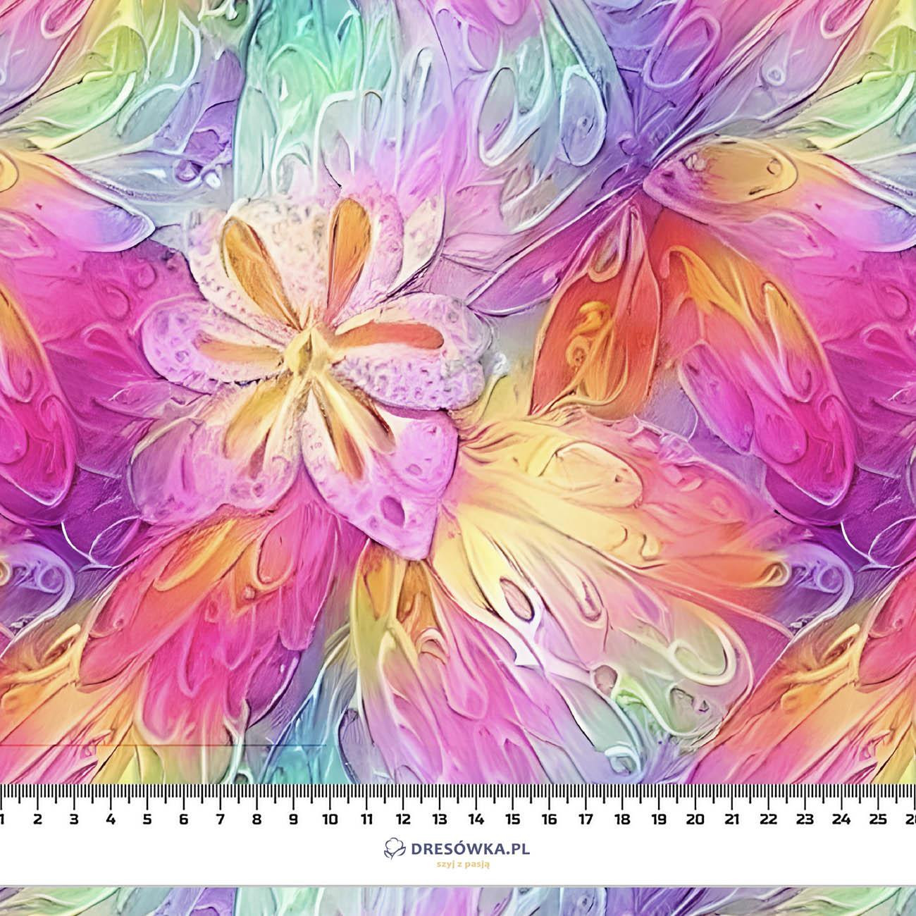 RAINBOW FLOWERS  - Bambusstoff 170g