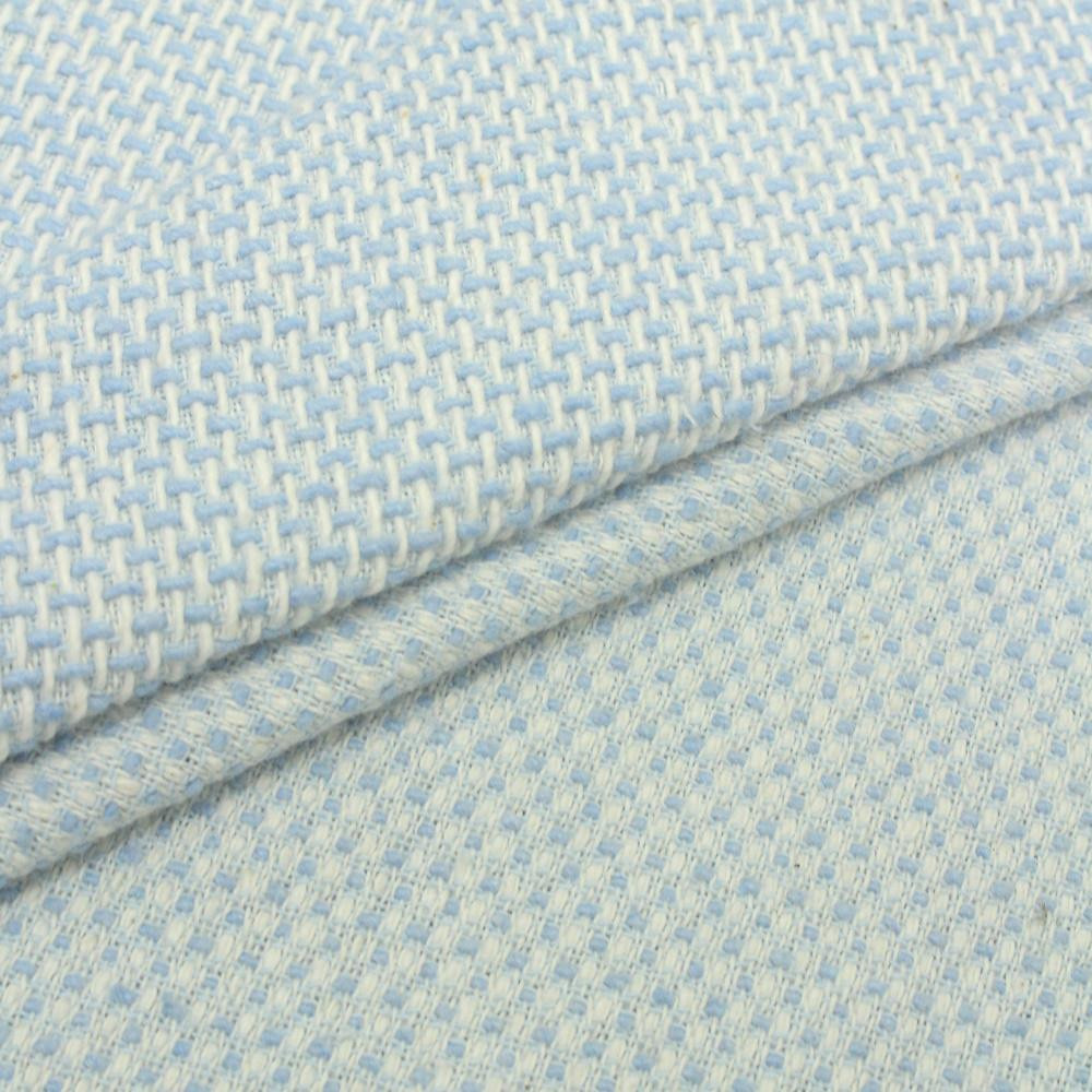 Blue tweed fabric (Chanel)