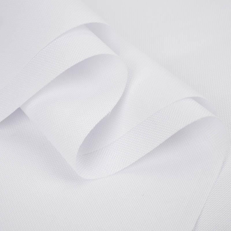 WHITE DOTS / yellow - Waterproof woven fabric