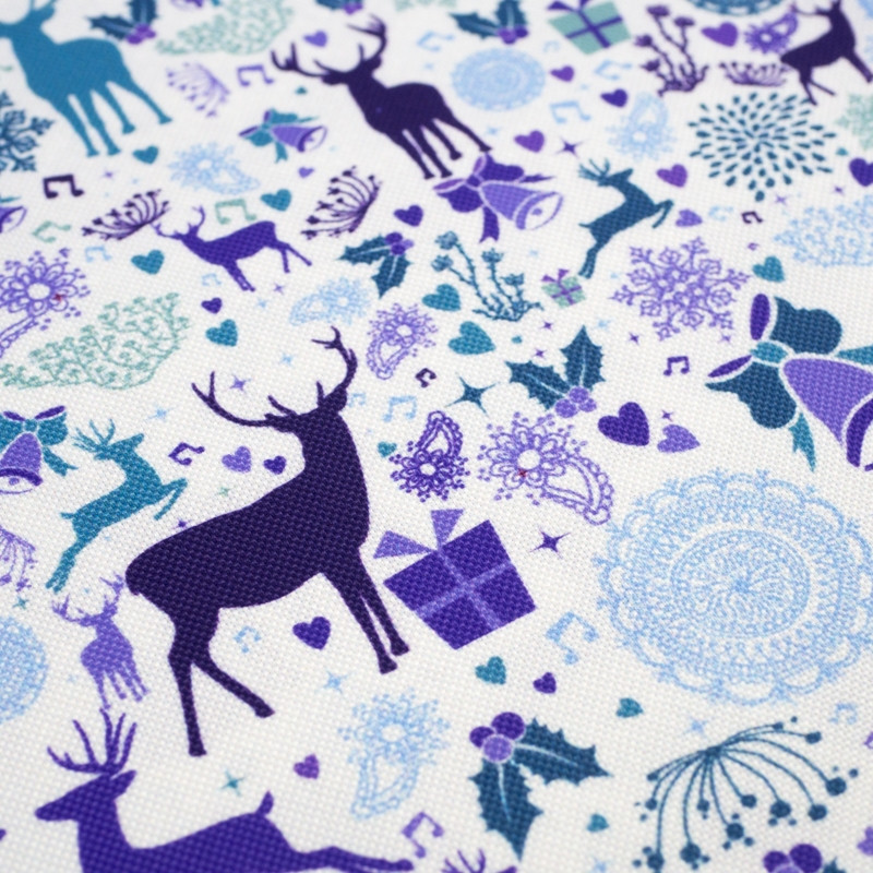 VIOLET DEERS - Waterproof woven fabric