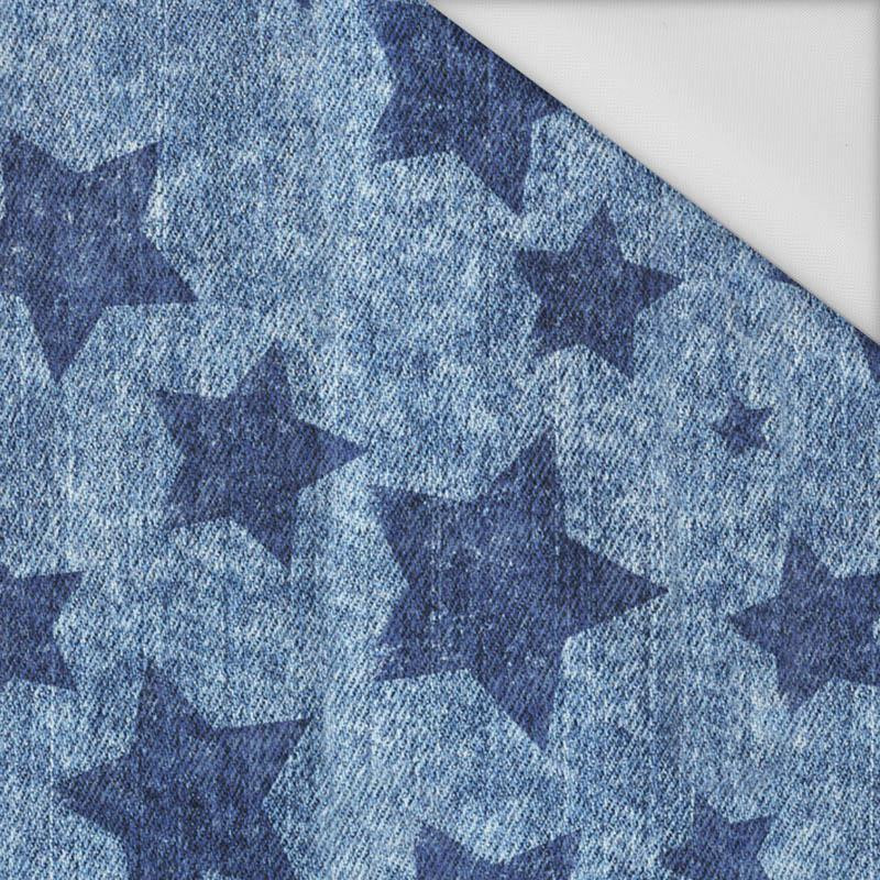 DARK BLUE STARS / vinage look jeans (dark blue) - Waterproof woven fabric