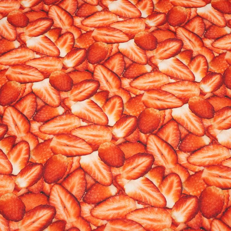 STRAWBERRIES - quick-drying woven fabric