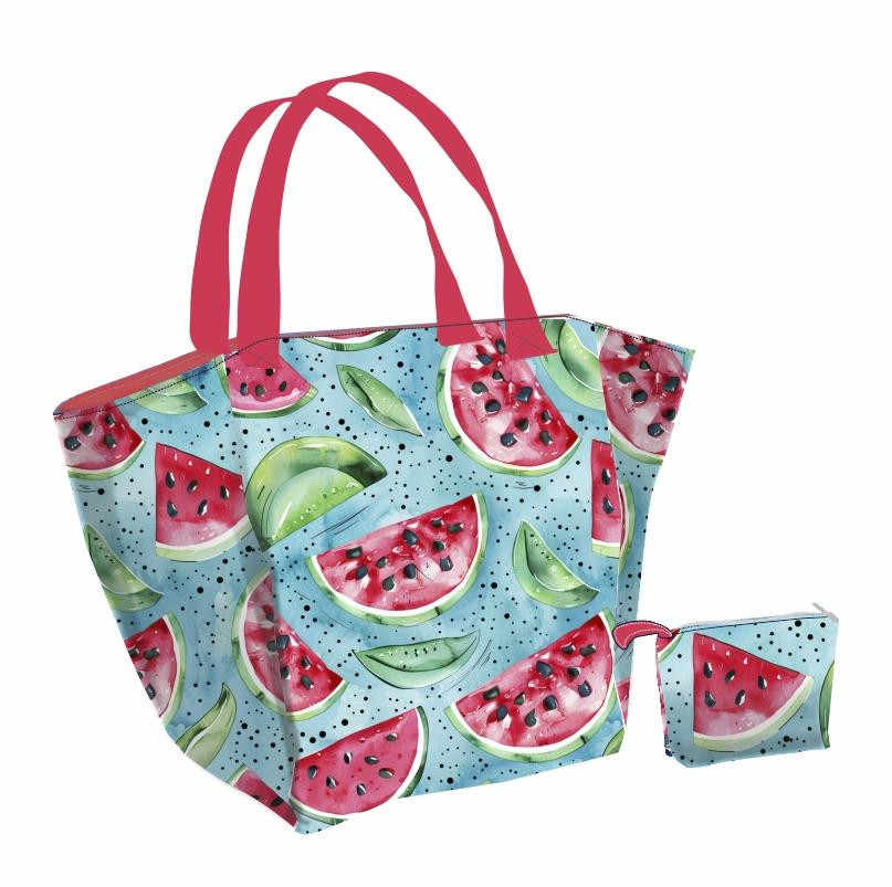 XL bag with in-bag pouch 2 in 1 - Tutti Frutti wz.4 - sewing set