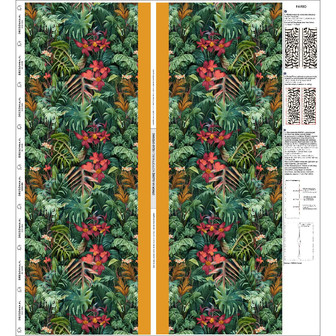 PAREO - WILD JUNGLE pat. 1 - sewing set