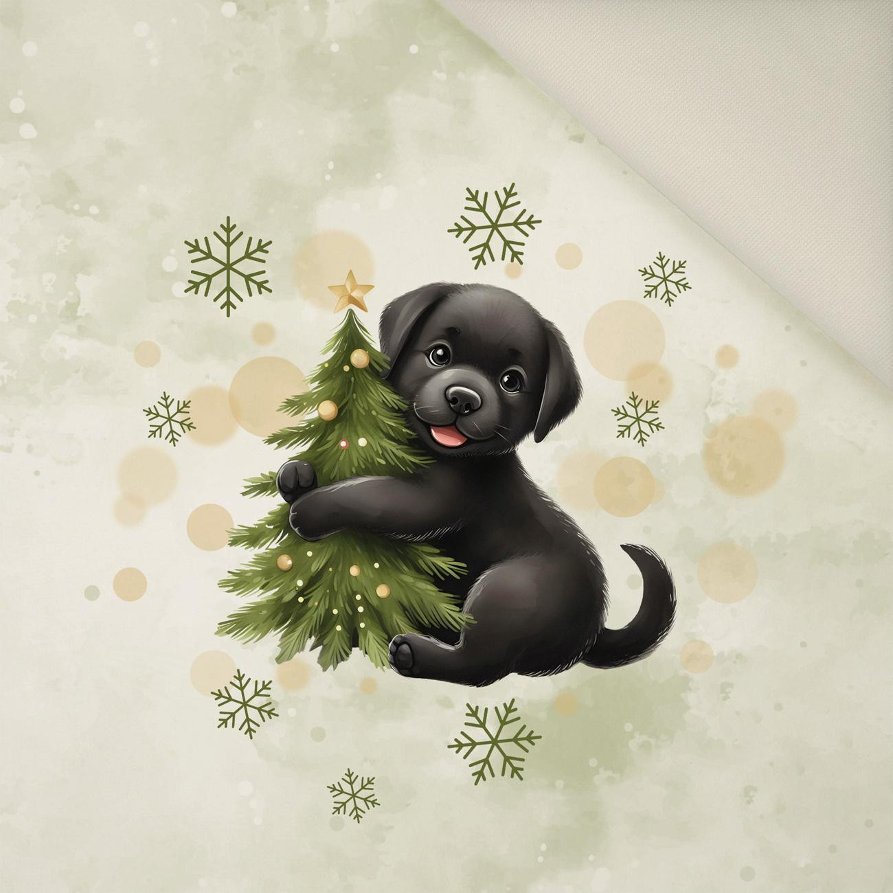 WINTER ANIMALS wz.10 - panel (60cm x 50cm) Upholstery velour