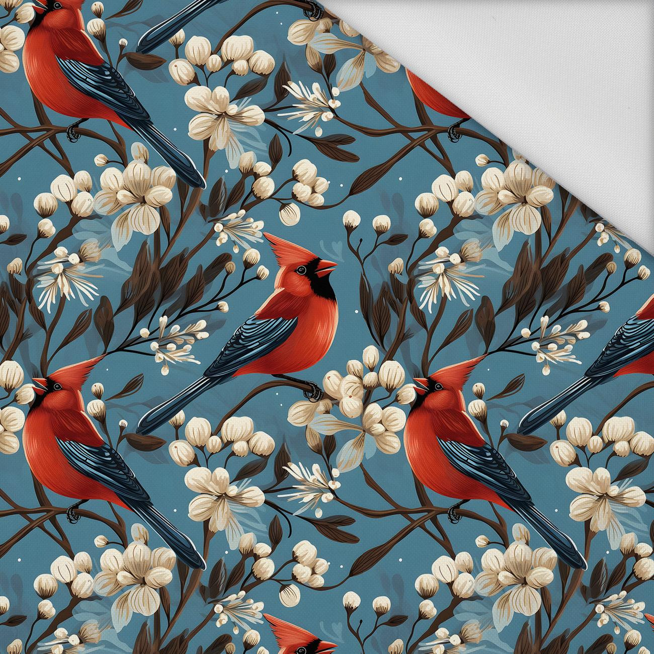 WINTER FLOWERS WZ.12 - Waterproof woven fabric