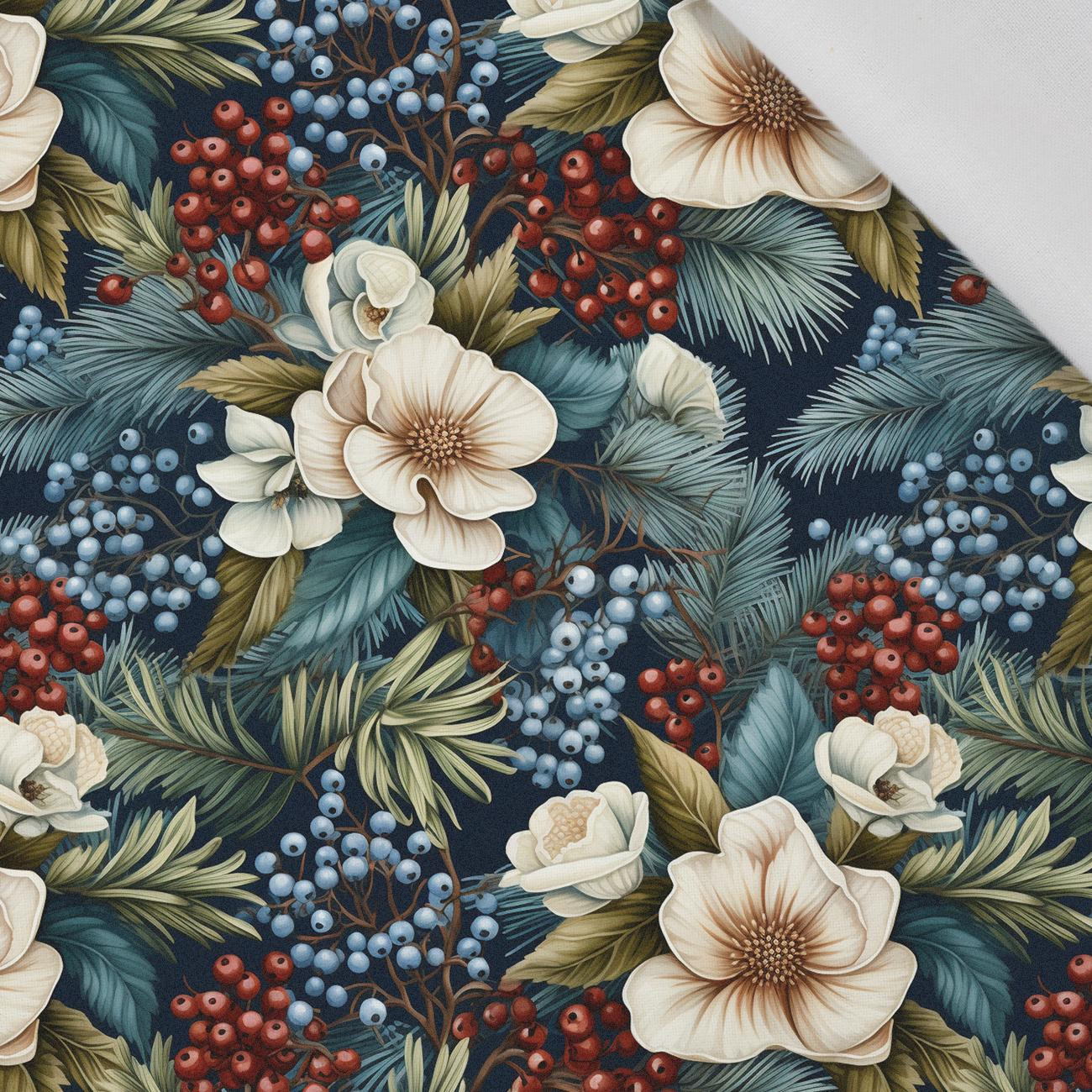 WINTER FLOWERS WZ.13 - Cotton woven fabric