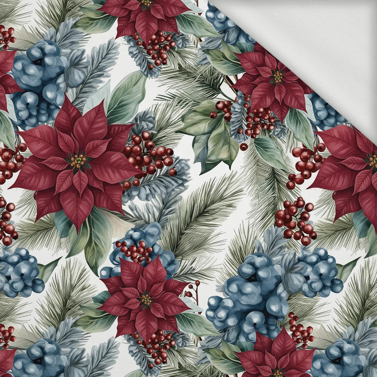 WINTER FLOWERS WZ.14 - looped knit fabric