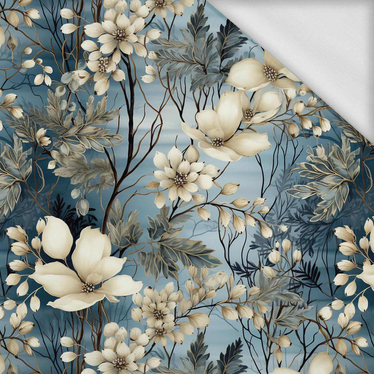 WINTER FLOWERS WZ.5 - looped knit fabric