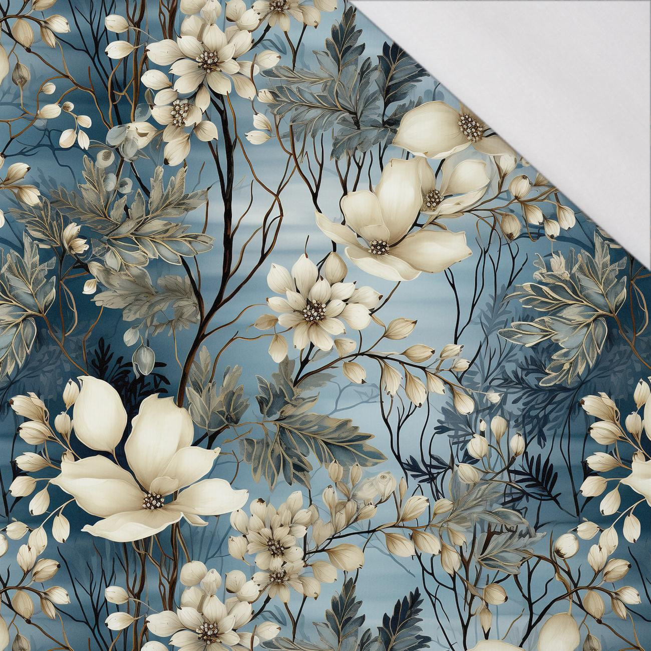 WINTER FLOWERS WZ.5 - Nylon fabric PUMI