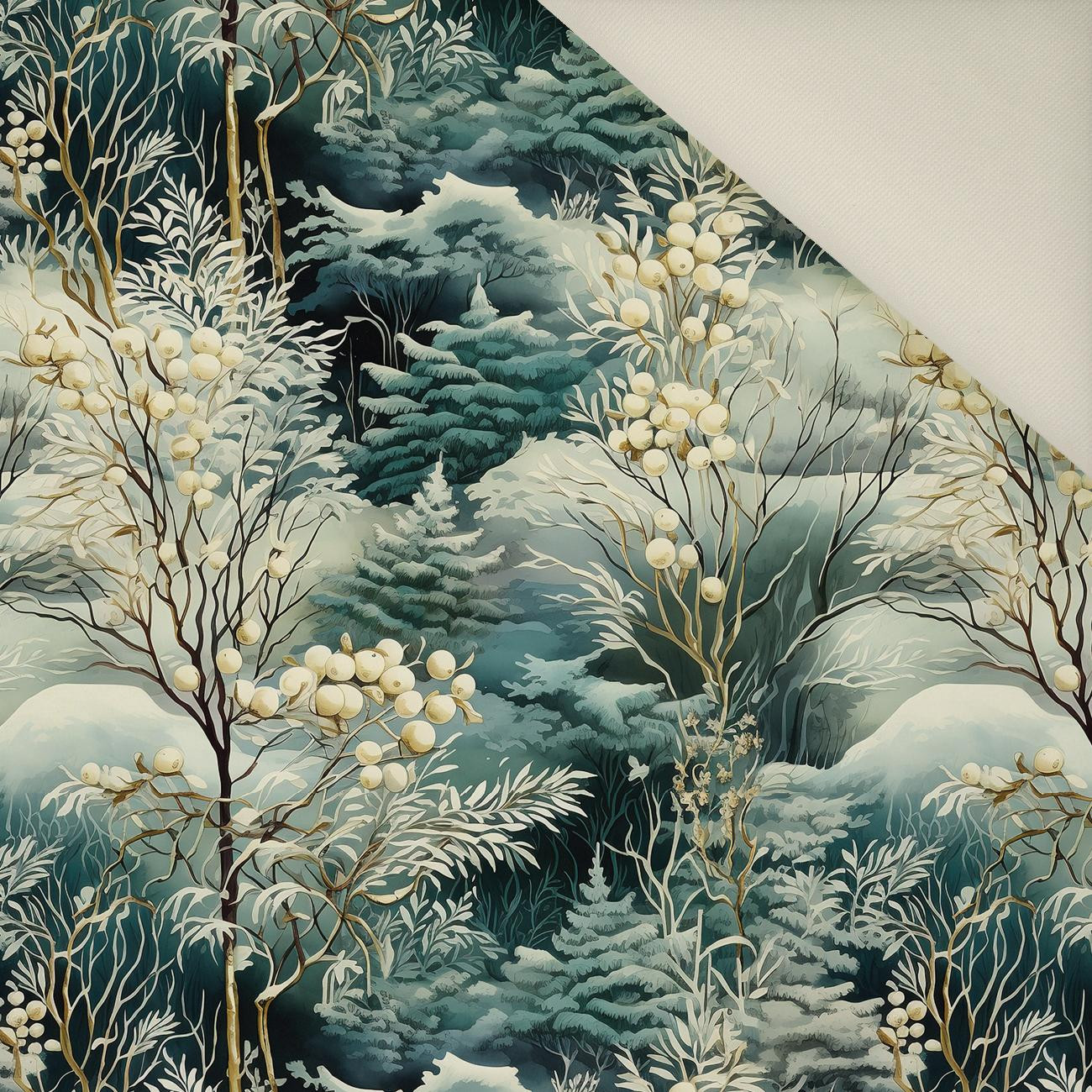 WINTER FOREST VZ. 3- Upholstery velour 