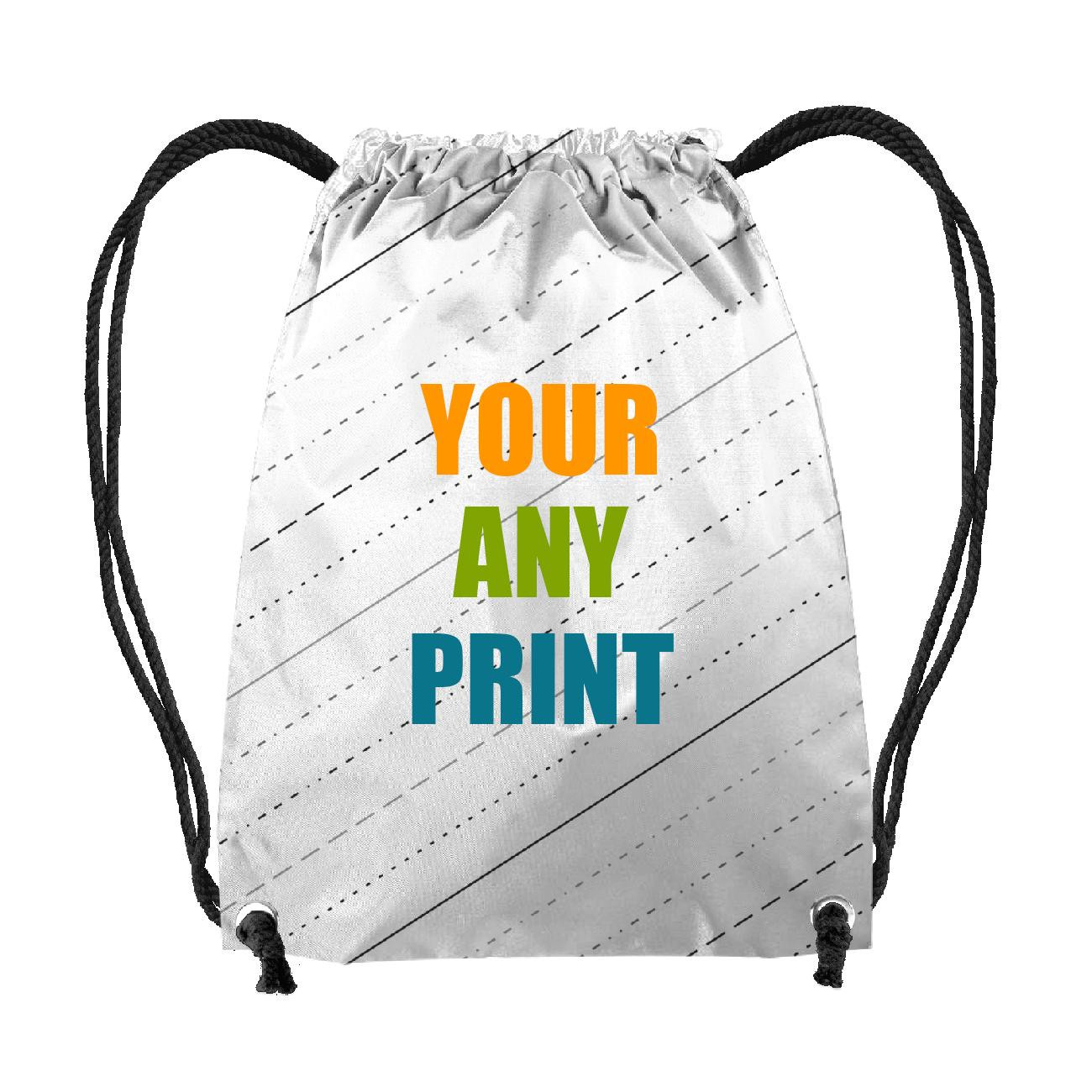 GYM BAG - WITH CUSTOM PRINT - sewing set