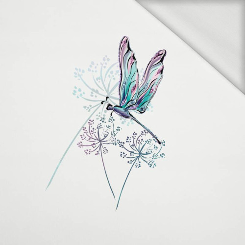 DRAGONFLY AND DANDELIONS DRAGONFLIES AND DANDELIONS panoramic