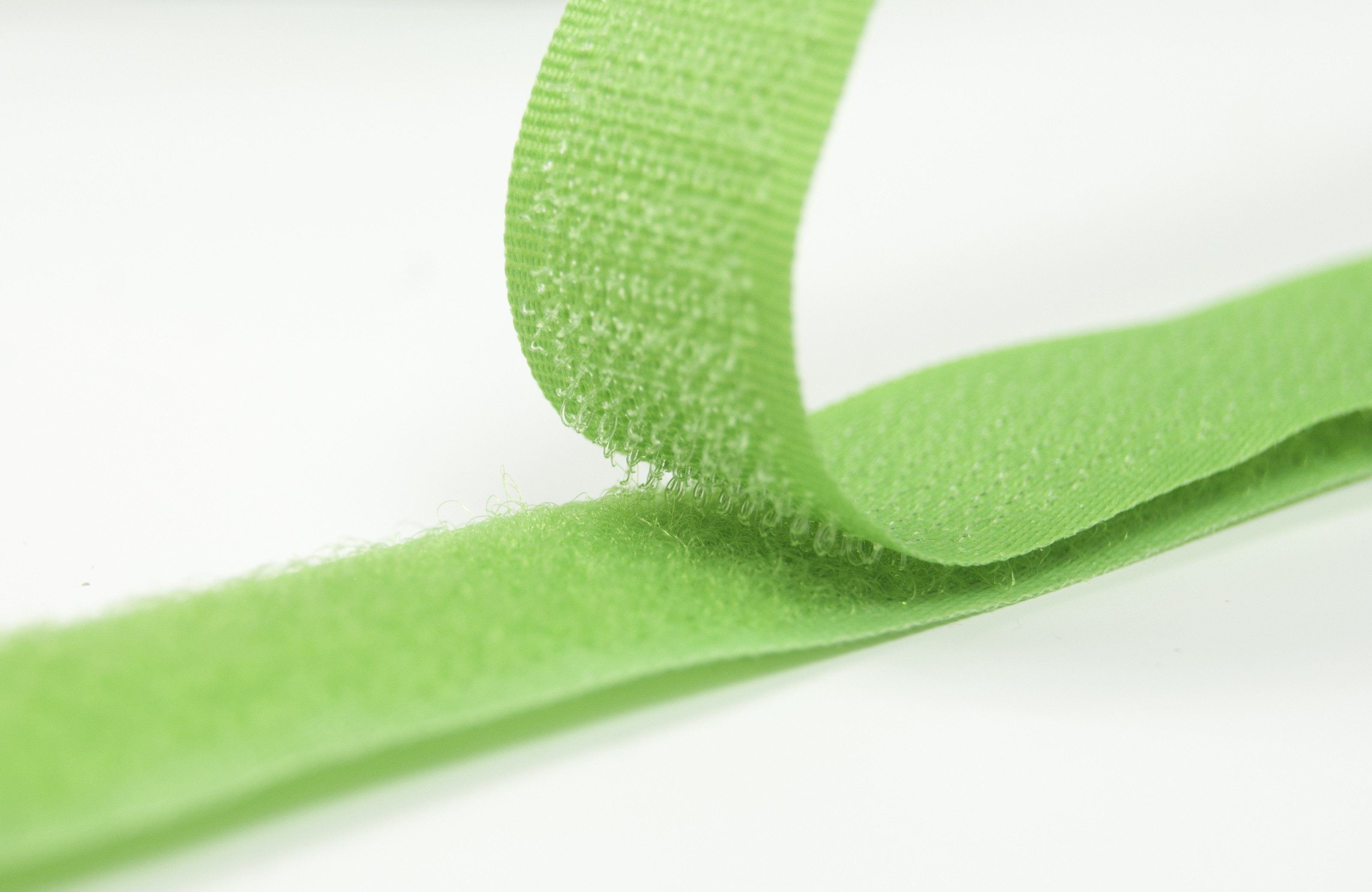 Nylon Velcro Hoop Tape 20 mm complet - LIGHT GREEN