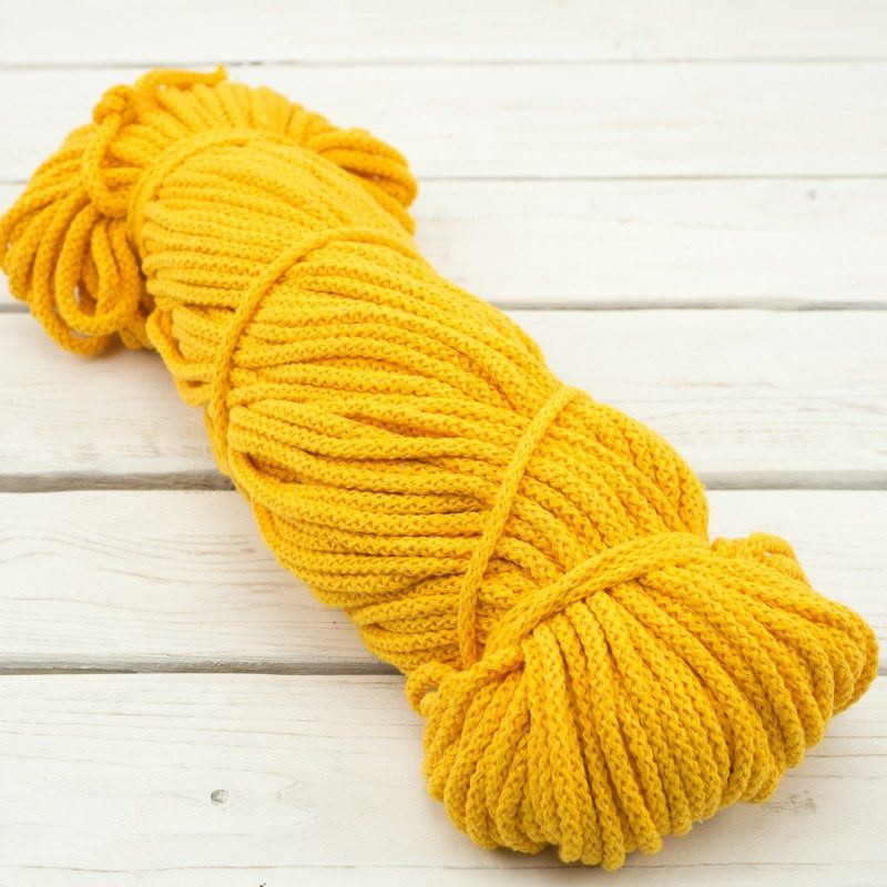 Strings cotton hank 5mm - CANARY YELLOW