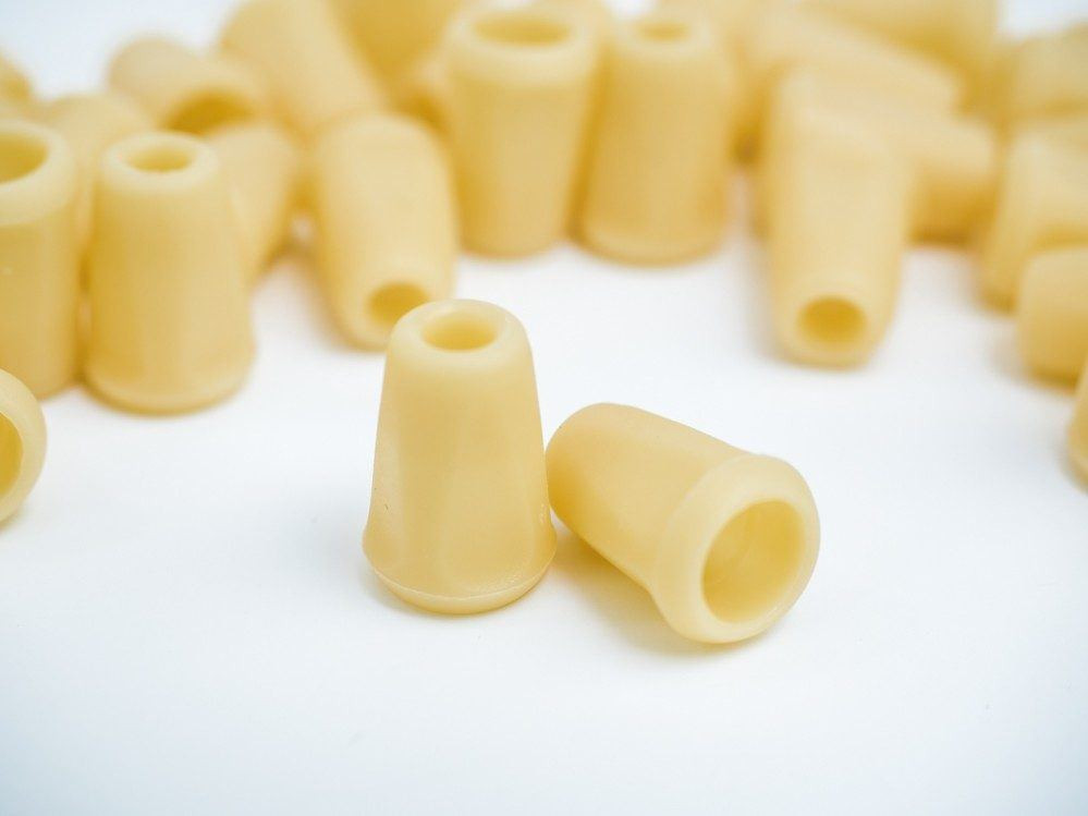 Plastic Cord Ends 17mm - sand