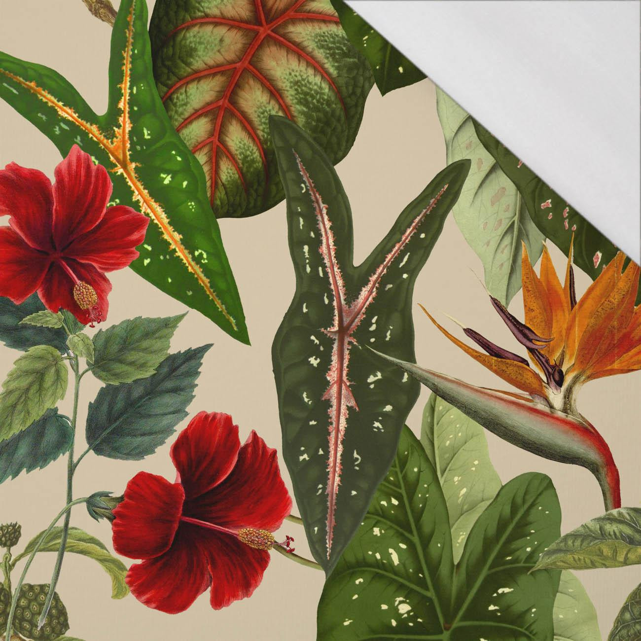 PARADISE PLANTS (SAFARI) - single jersey with elastane 