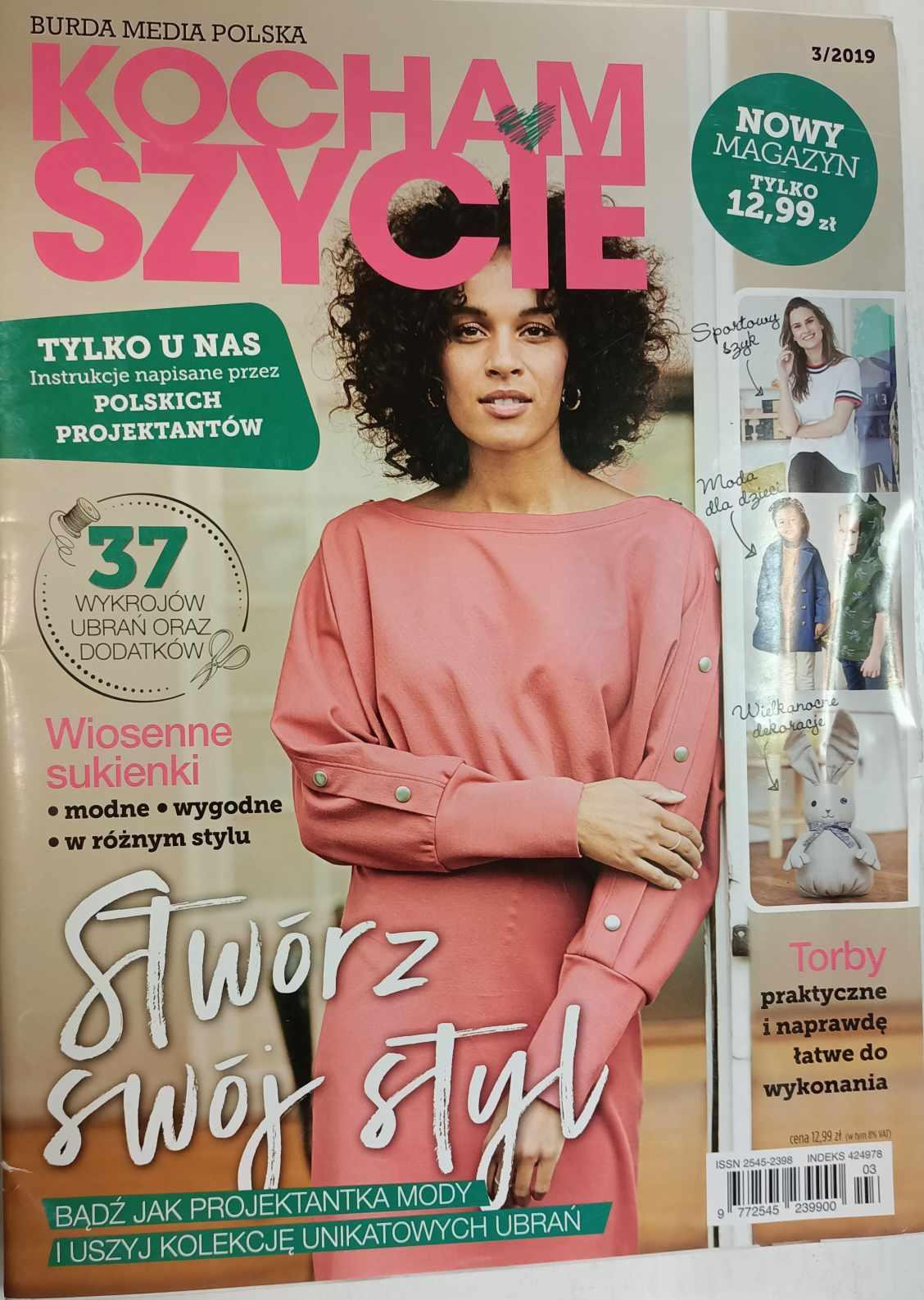 Burda Kocham Szycie - 3/2019 PL