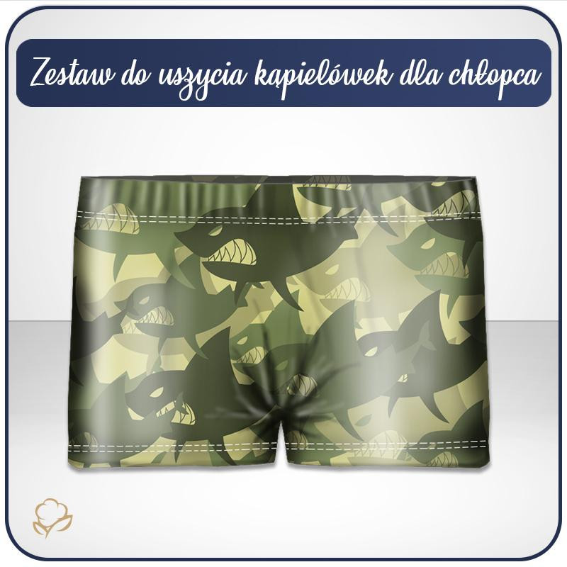 Boy's swim trunks - SHARKS MORO 122-128