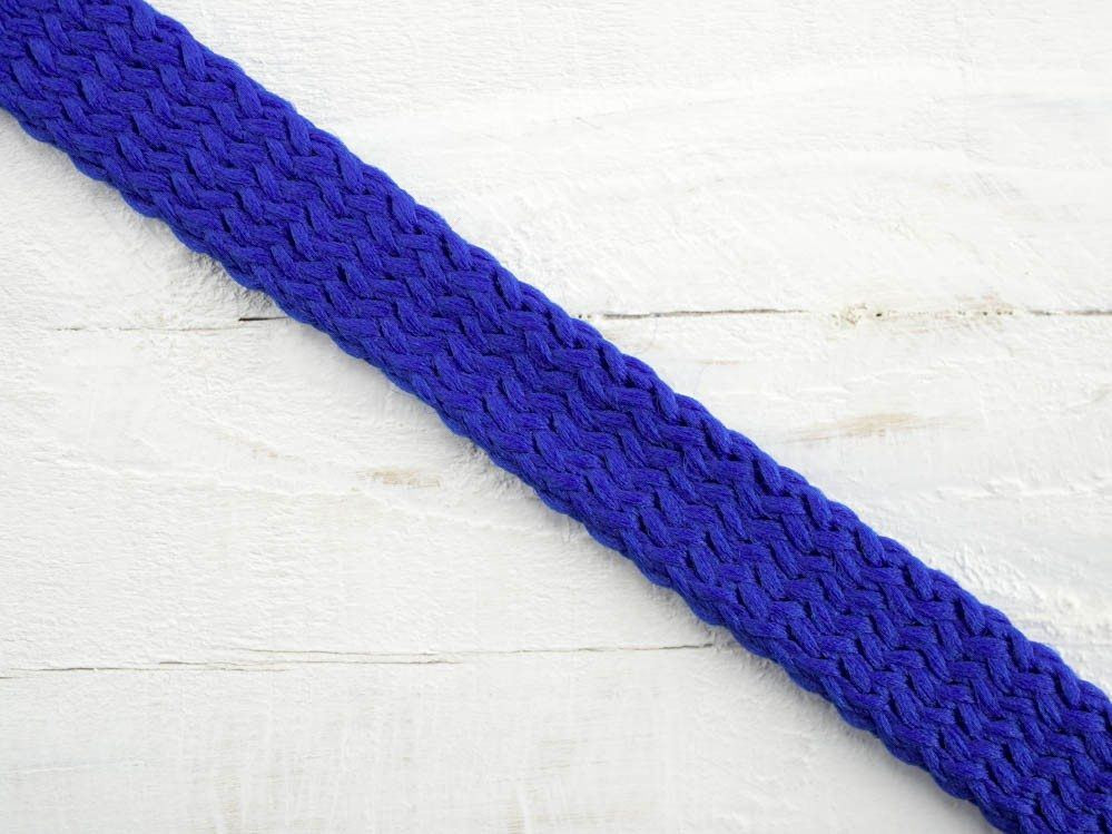 Flat String, width 8 mm - CORNFLOWER