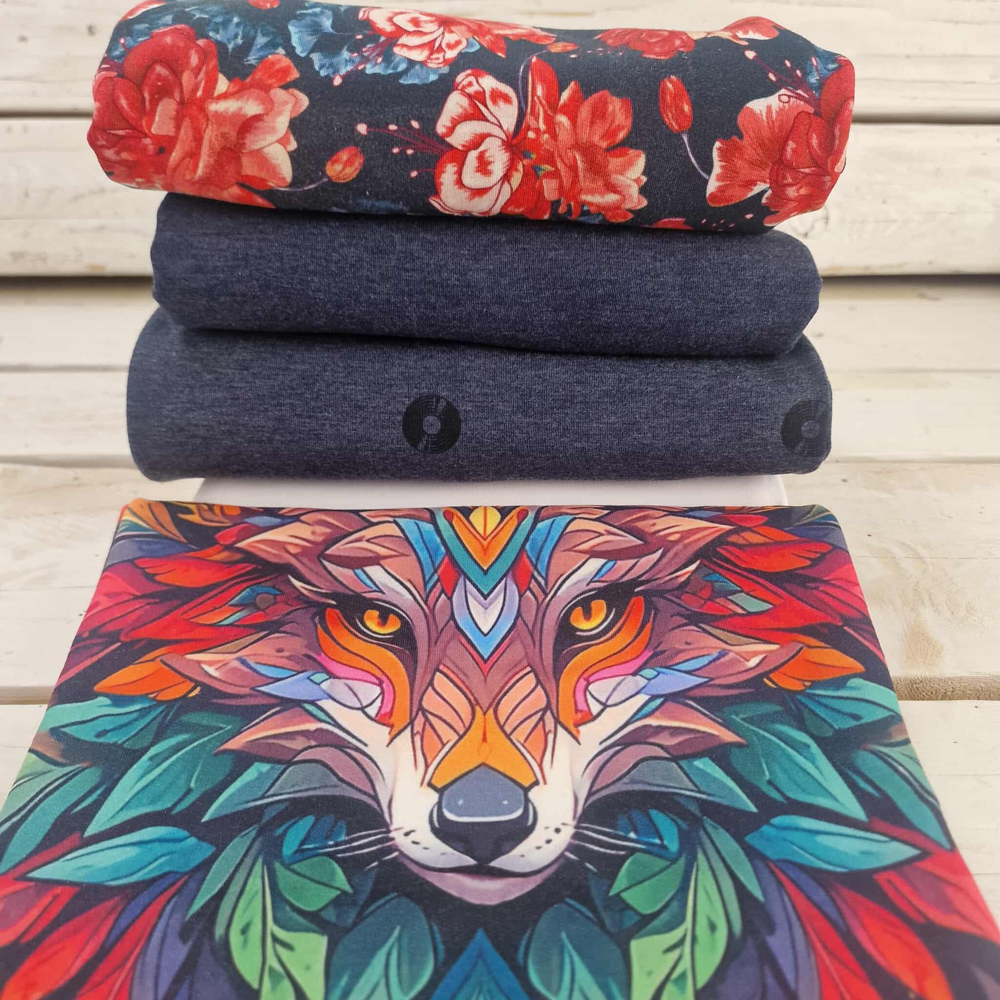 Fabric bundle PAT. 3 - looped knit fabric
