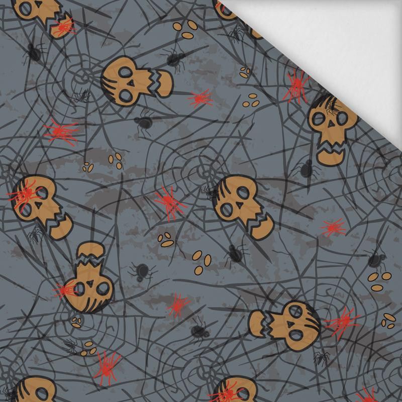 HALLOWEEN WEB SKULL - softshell