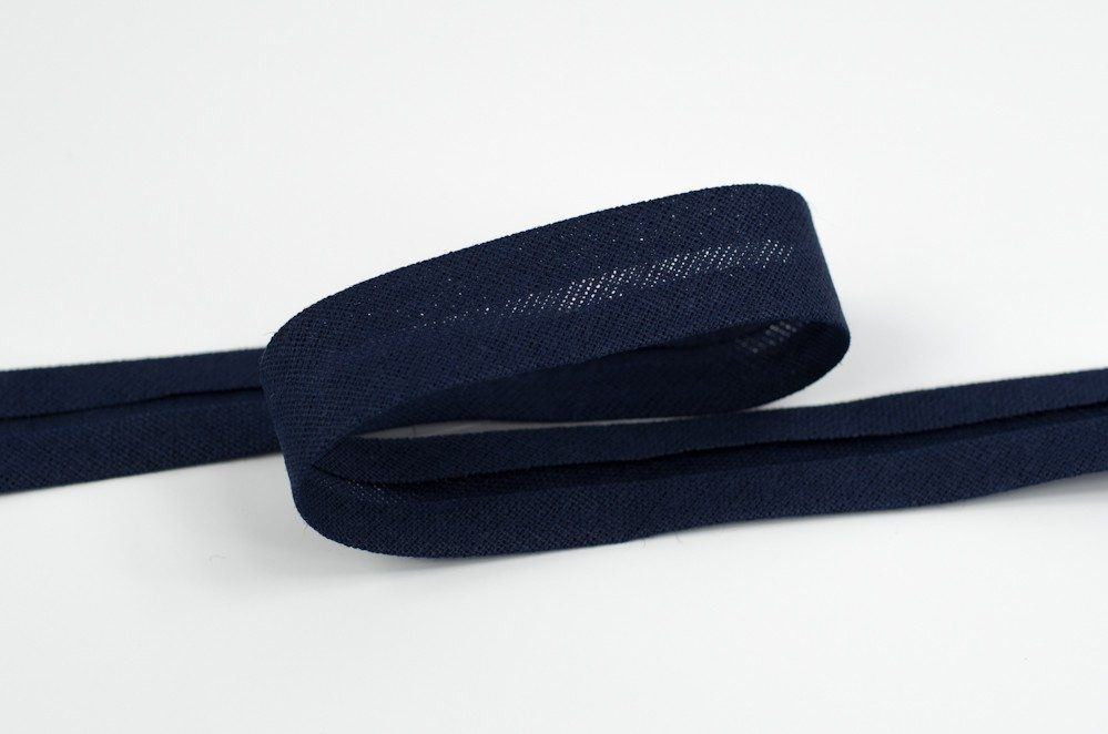 Single Fold Bias Binding cotton - NAVY