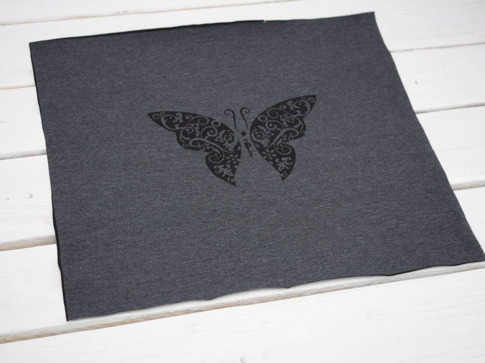 BUTTERFLY (ETNO) "S" / graphit - panel single jersey TE210