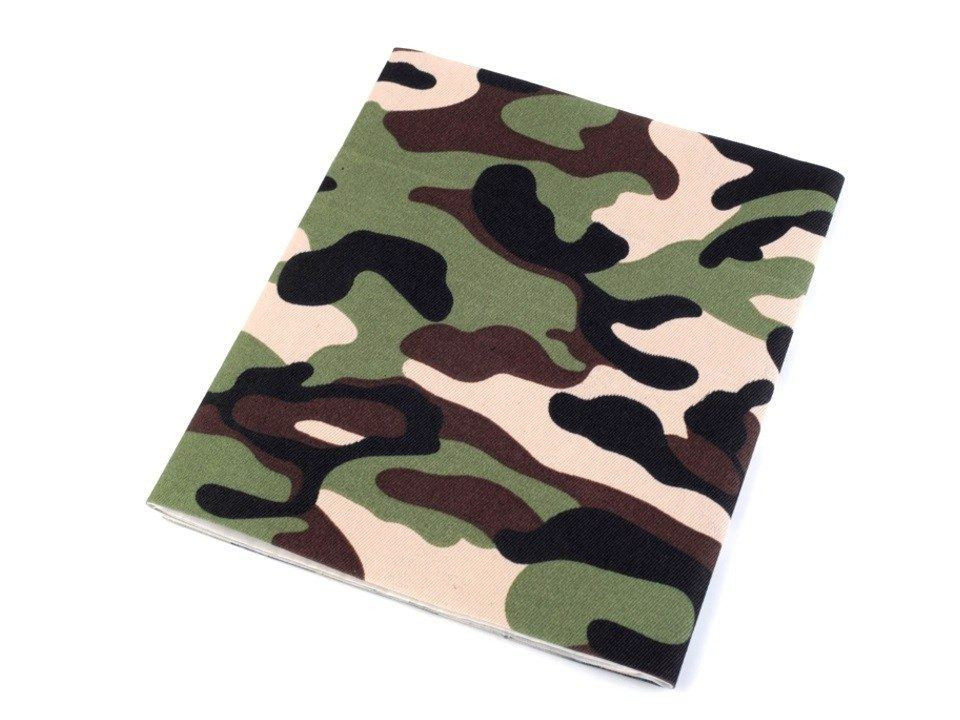 Camouflage Iron-on Patches - natural medium