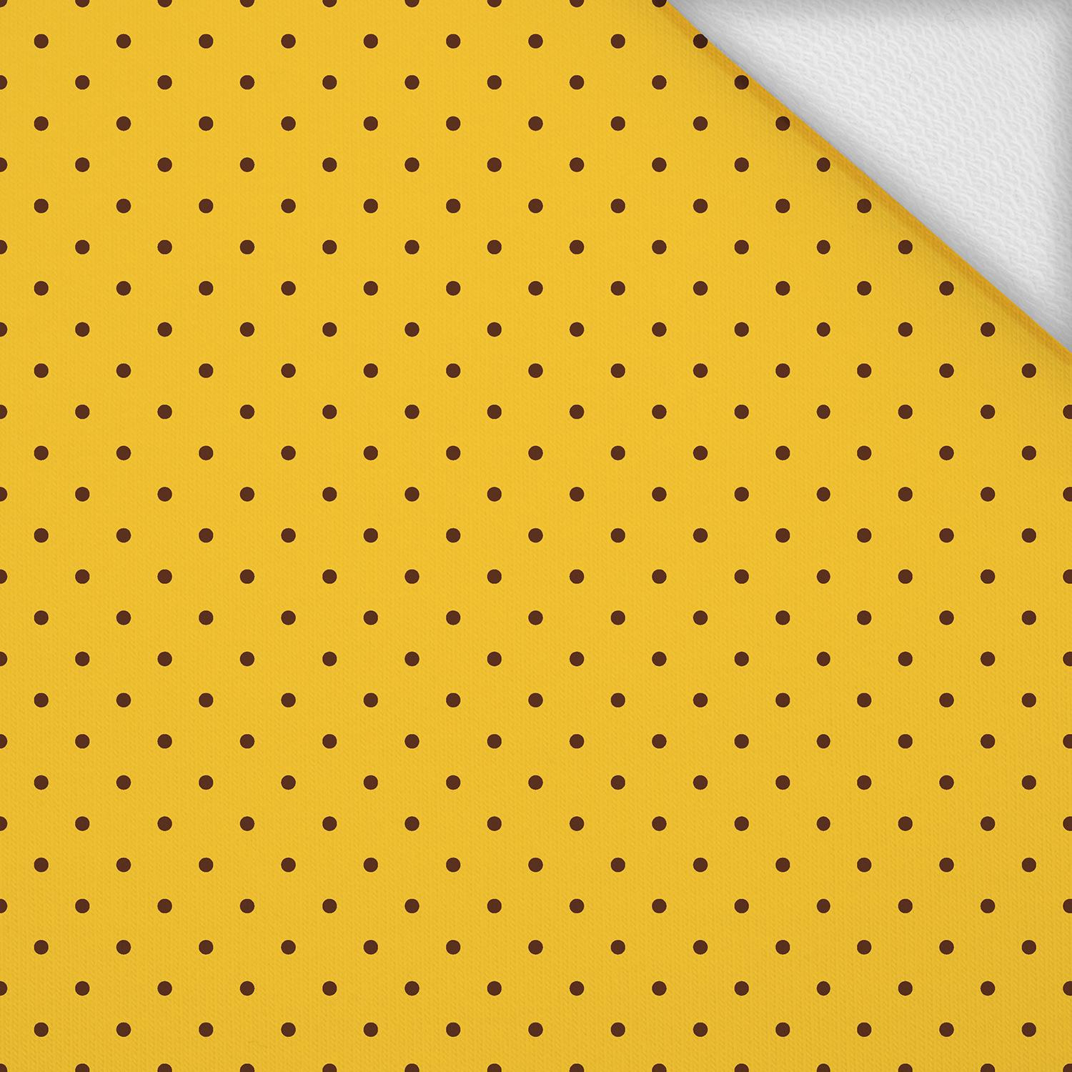 OKTOBERFEST DOTTIES  / yellow - looped knit SP250