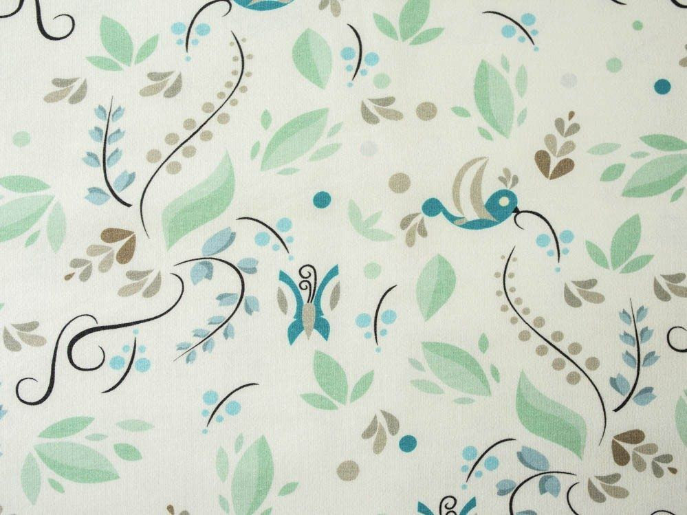 HUMMINGBIRDS - Viscose jersey WE210