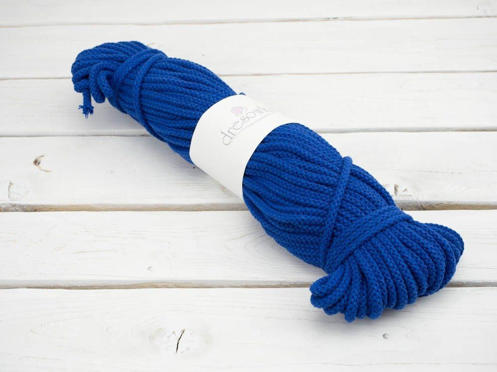 Strings cotton hank 8mm -  CORNFLOWER