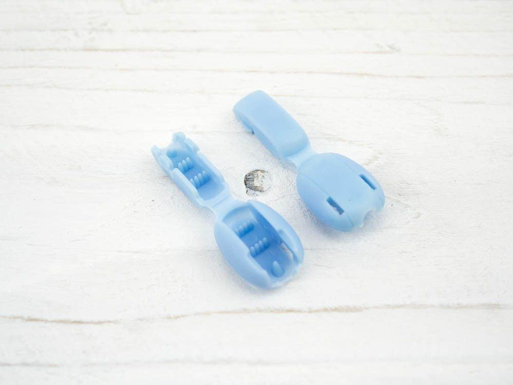 Plastic Cord Lock 18,5 mm - light blue