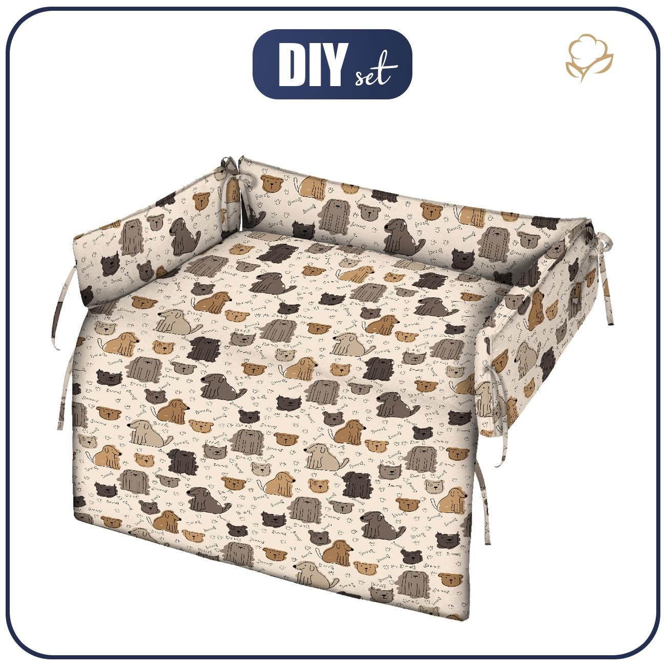 ANIMAL BED - ANIMALS PAT.1 - sewing set