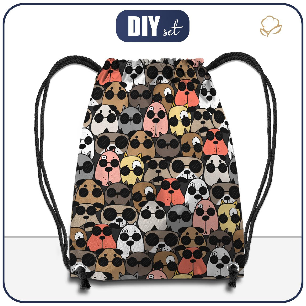 GYM BAG - ANIMALS PAT.2 - sewing set