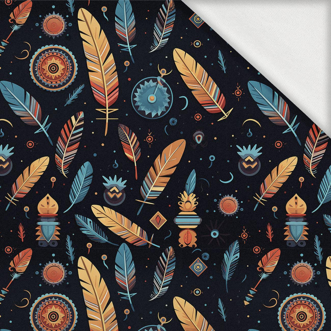AROUND THE WORLD wz.15 - looped knit fabric with elastane ITY