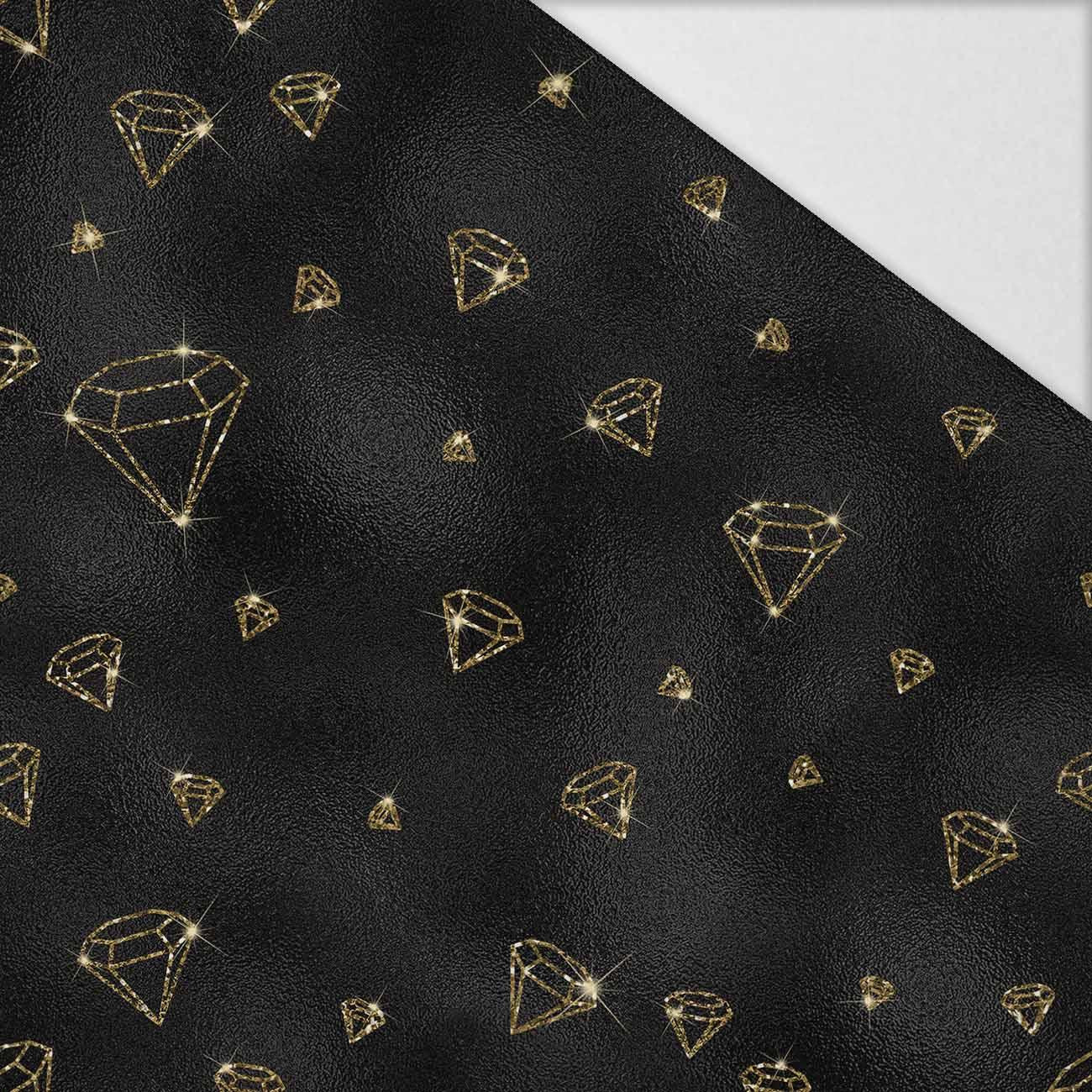 BLACK & GOLD GLAMOUR wz. 7 - Hydrophobic brushed knit