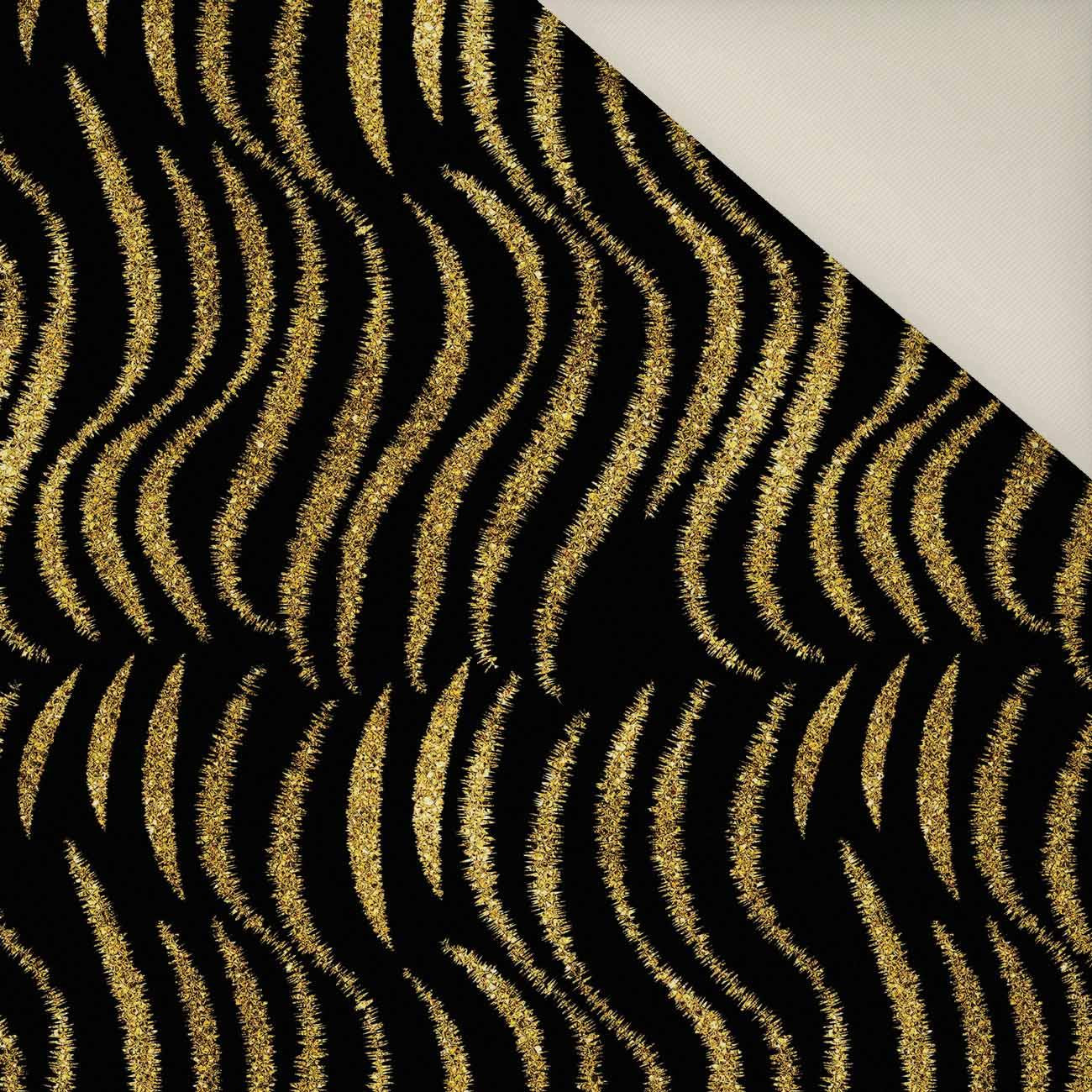 BLACK & GOLD GLAMOUR wz. 9- Upholstery velour 