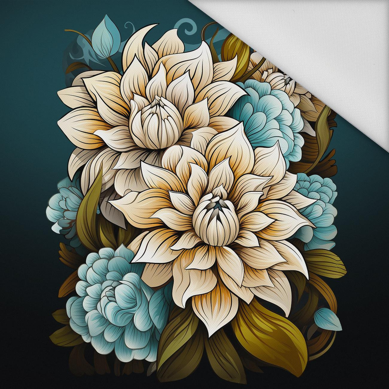 BOUQUET OF FLOWERS WZ.4 - panel (60cm x 50cm) Waterproof woven fabric
