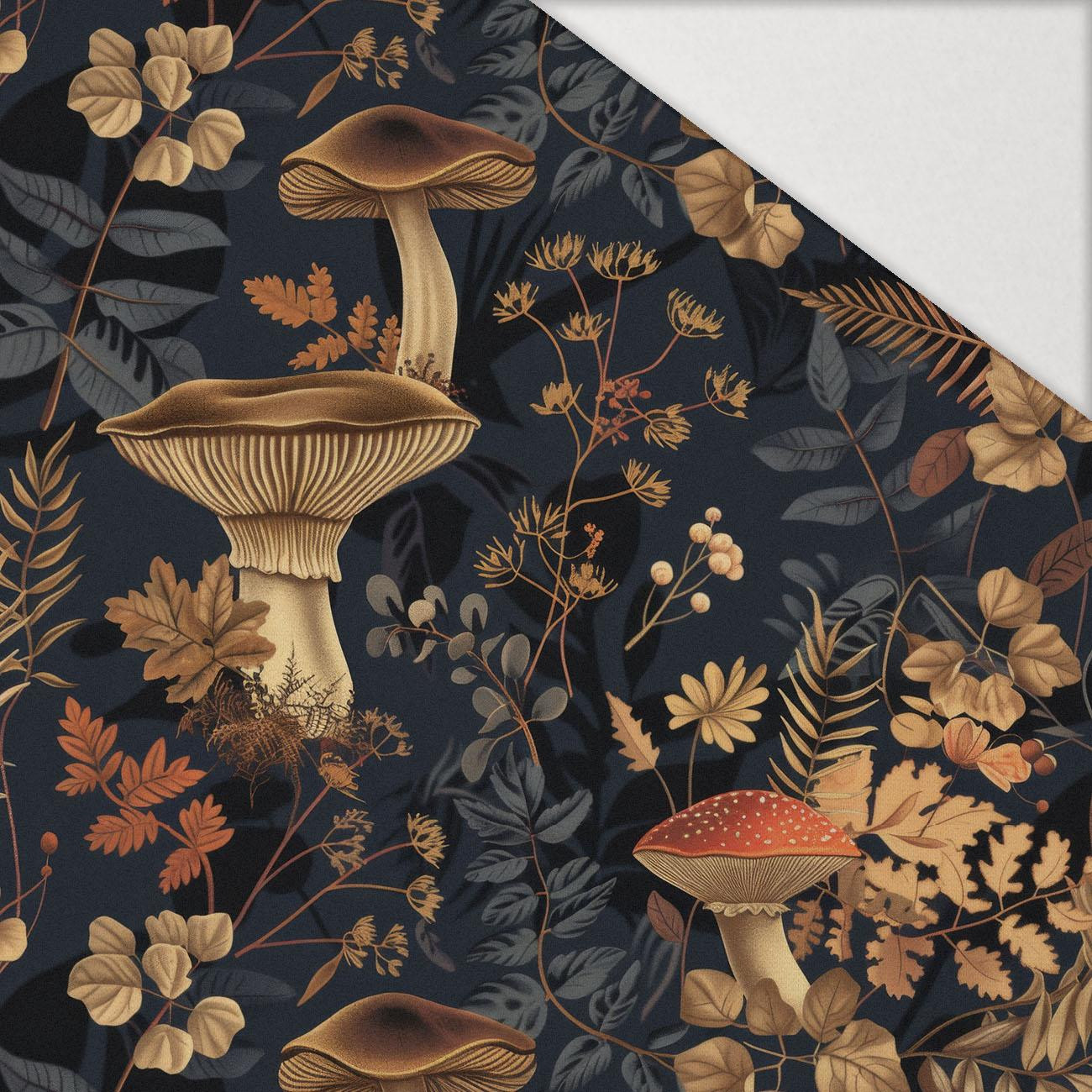 BOTANICAL FOREST WZ. 8 - Hydrophobic brushed knit BOTANICAL FOREST WZ. 8 - Hydrophobic brushed knit