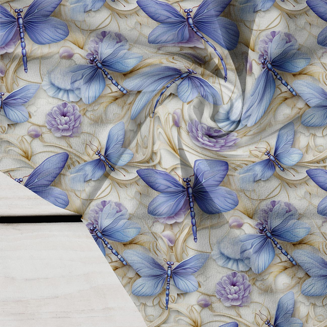 Butterfly & Flowers wz.15 - Crepe