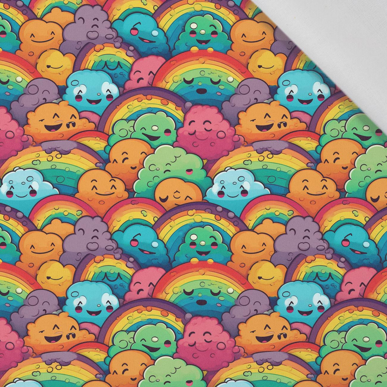 COLORFUL CLOUDS - Cotton woven fabric